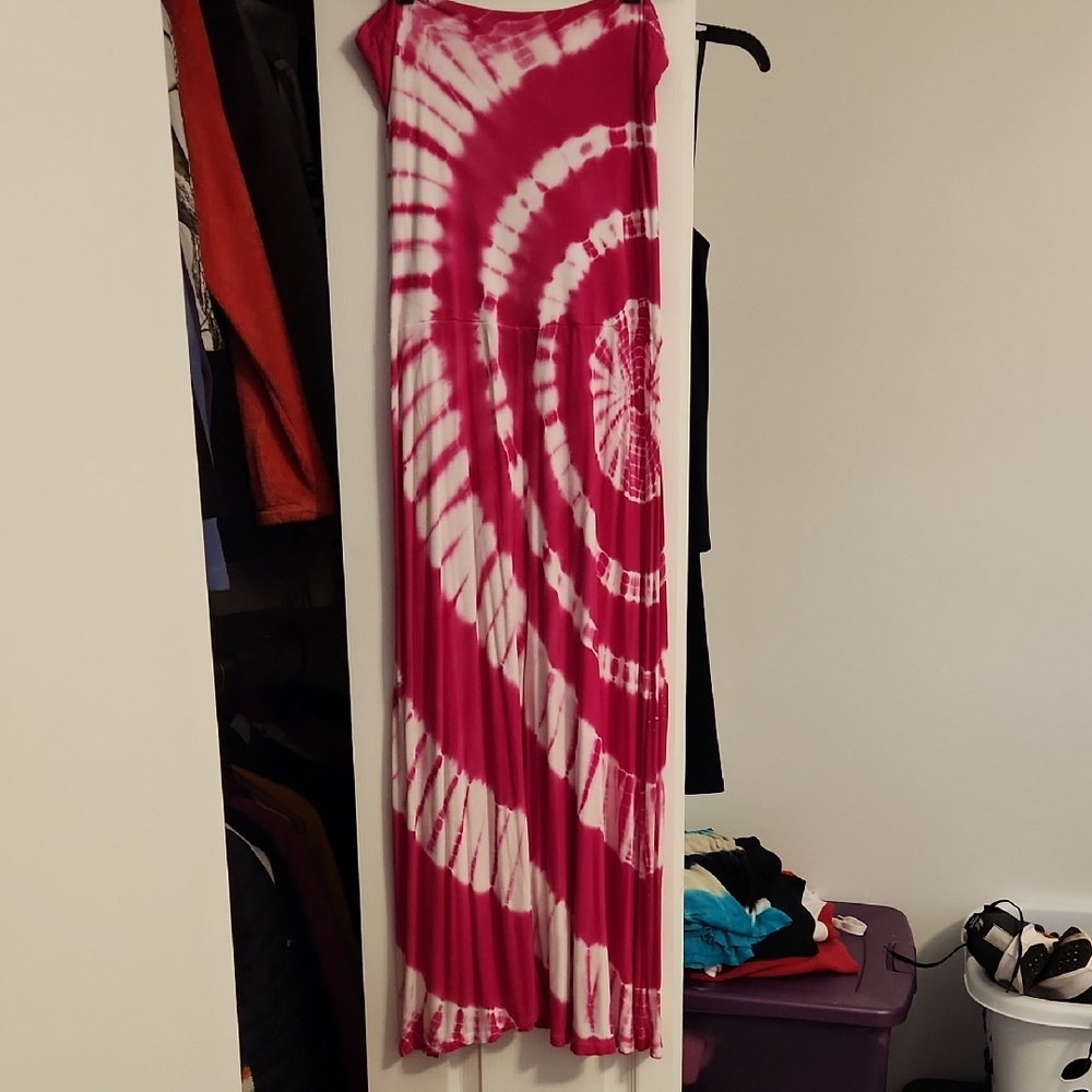 INC International Concepts Pink and White Dress